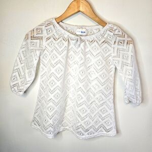 CWD KID Girl's  White Lace Beach Cover-up Size 4